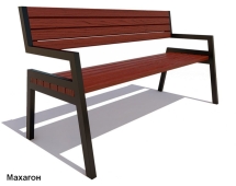 Скамейка уличная Дубна, Сосна 2 м