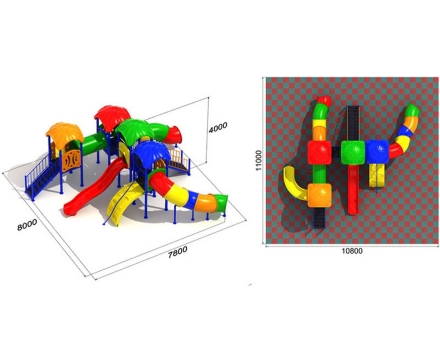 Детская площадка Дельфин 2.2, фото 2