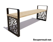 Парковая скамейка Севастополь, Лиственница (без спинки) 1,2 м 