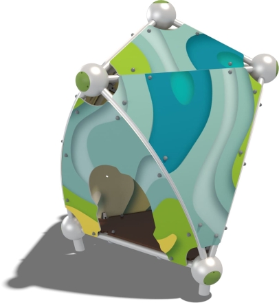 Детский домик Papercut ДМ500.00.1 Пряничный домик для игровой площадки, фото 1