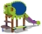 Горка Ёжик 08303.21 H=1000 для детской площадки
