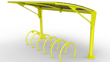 Велопарковка с навесом "Сицилия", фото 2