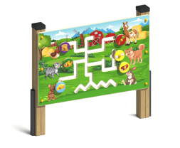 Развивающее оборудование Ферма ИО-11.5 для детской площадки Развивающее оборудование Ферма ИО-11.5 для детской площадки