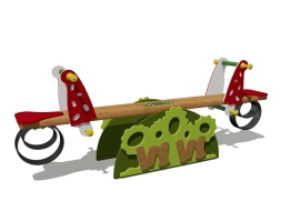 Качели-балансир Грибочек 04101 для детской площадки, фото 1 Качели-балансир Грибочек 04101 для детской площадки, фото 1