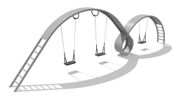 Качели ВСТ 5718 для дворов и парков, фото 2