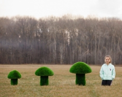 Топиари Гриб белый, размер S - газон Deluxe, фото 6