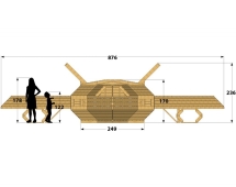 Игровой комплекс TORUDA WOOD Самолет СУ-35