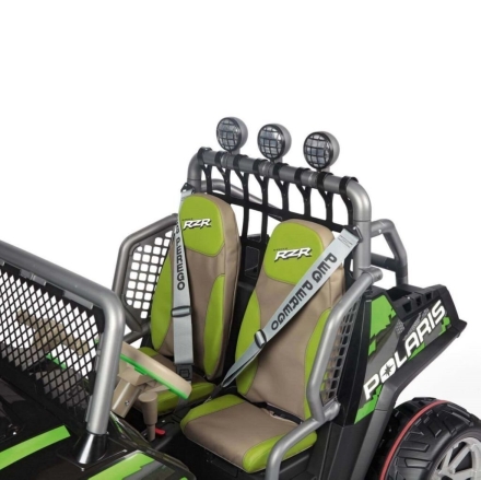 Электромобиль Багги Peg-Perego Polaris Ranger RZR Green Shadow, фото 5