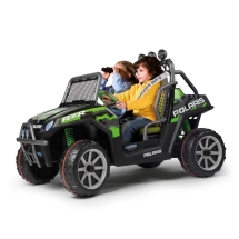 Электромобиль Багги Peg-Perego Polaris Ranger RZR Green Shadow