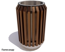 Урна с бетонным основанием Бульвар