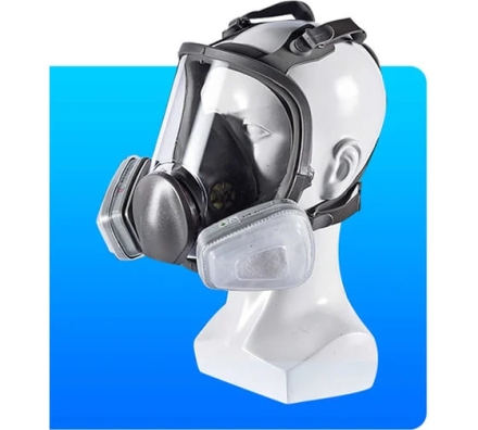 Профессиональный респиратор/маска/противогаз RoomBroom МС7800 ( 6800 )/3М, FFP3 с фильтром B1(серый) RB2175, фото 3