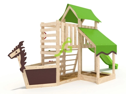 Детская площадка IgraGrad W2, без окраски, фото 4