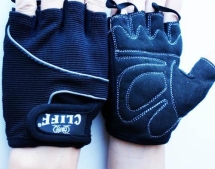 Перчатки вело FANCY черные р.S