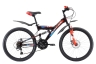 Изображение товара Велосипед Black One Ice FS 24 D чёрный/красный/синий
