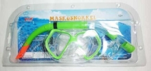 Набор 2 в 1 (маска+трубка) 105-2А зеленый