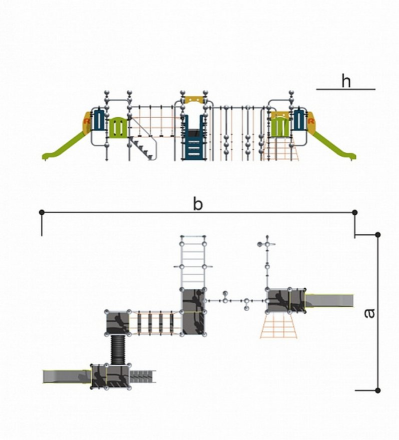 Детский спортивно-игровой комплекс Romana 057.28.00, фото 3