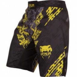 Шорты ММА Venum &quot;Neo Camo&quot; Fightshorts Black/Grey/Yellow, фото 1