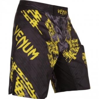 Шорты ММА Venum &quot;Neo Camo&quot; Fightshorts Black/Grey/Yellow, фото 2