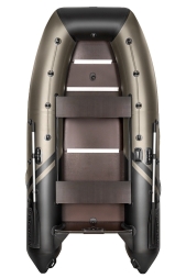 YACHTMAN-320 СК (Яхтман) хаки-черный (лодка ПВХ под мотор с усилением), фото 7