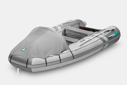 GLADIATOR E 350 PRO AIR Светло-темносерый моторная лодка ПВХ, фото 1