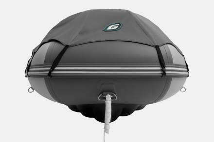 GLADIATOR E 350 PRO AIR Светло-темносерый моторная лодка ПВХ, фото 6