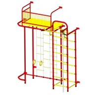 Спортивный комплекс Пионер С6ЛМ красно/жёлтый