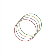 Обруч алюминиевый 90 см крашенный