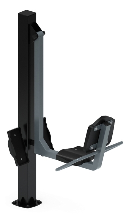 Жим ногами (серый) - Уличный тренажер - СТ 011-13, фото 1