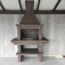 Печь Аристократ 702 Прямоугольный кирпич желтый