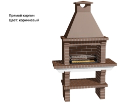 Печь Аристократ 702 Прямоугольный кирпич желтый, фото 8