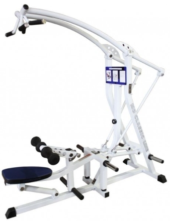 Вертикальная тяга Barbell МВ 4.28 вниз с разведением рычажная (свободные веса) белый, фото 1