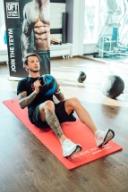 Мяч тренировочный (медицинбол) с хватами, 7 кг Мяч тренировочный (медицинбол) с хватами, 7 кг