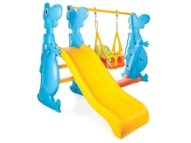 Горка с качелью Pilsan Happy Dino (06-099-T) Горка с качелью Pilsan Happy Dino (06-099-T)