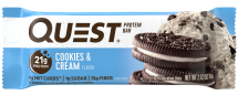 Батончик Quest Nutrition Quest Protein Bar Cookies Cream (печенье с кремом), 12 шт
