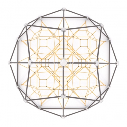 Пространственная канатная конструкция с полусферами AT-21.01, фото 3