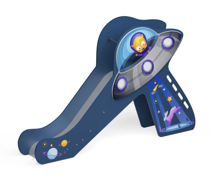 Детская горка Самолет ГР-26 H=1000 для игровой площадки, фото 1