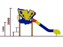 Горка Бабочка 08302.21 H=1000 для детской площадки Горка Бабочка 08302.21 H=1000 для детской площадки