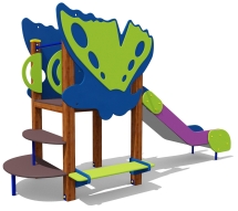 Горка Бабочка 08302.21 H=1000 для детской площадки Горка Бабочка 08302.21 H=1000 для детской площадки