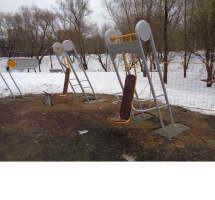 А-0112 Жим от груди уличный тренажер