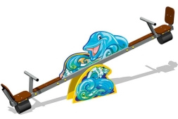 Качалка-балансир Дельфины У1 КЧ089 для детской площадки