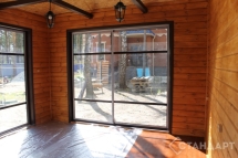 Беседка деревянная №21 закрытого типа 4х5м Под ключ