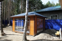 Беседка деревянная №21 закрытого типа 4х5м Под ключ