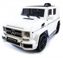 Детский электромобиль Mercedes Benz G63 LUXURY 2.4G - White - HL168-LUX-W