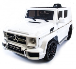 Детский электромобиль Mercedes Benz G63 LUXURY 2.4G - White - HL168-LUX-W, фото 1