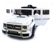 Детский электромобиль Mercedes Benz G63 LUXURY 2.4G - White - HL168-LUX-W