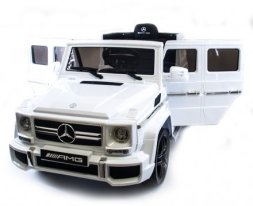 Детский электромобиль Mercedes Benz G63 LUXURY 2.4G - White - HL168-LUX-W, фото 3