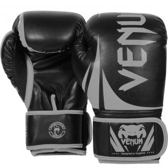 Перчатки боксерские Venum Challenger 2.0 Neo Black/Grey, фото 2
