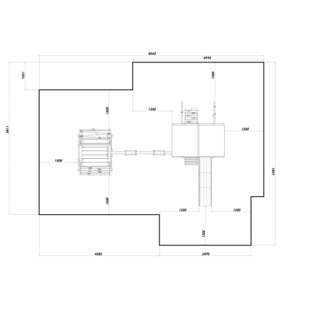 Скалодром для приставных качелей (Скалодром к треноге), фото 4