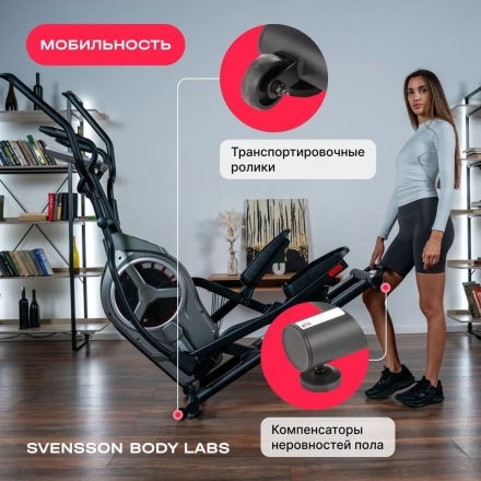 Эллиптический тренажер домашний SVENSSON BODY LABS HELIOS, фото 6