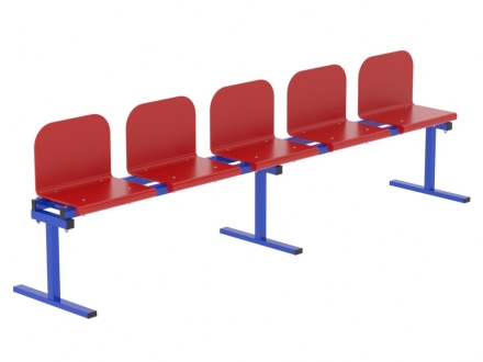 Трибуна разборная однорядная на 5 мест, фото 1